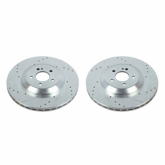 compare product Power Stop 19-20 Mercedes-Benz CLS450 Rear Evolution Drilled & Slotted Rotors - Pair