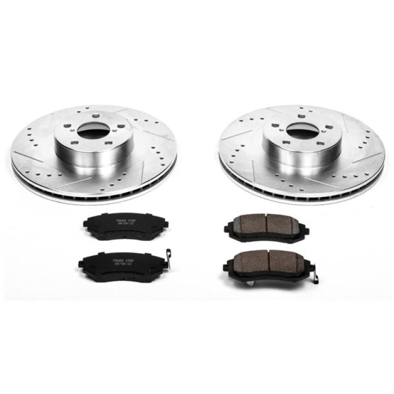 Power Stop 05 - 06 Saab 9 - 2X Front Z23 Evolution Sport Brake Kit - My Store