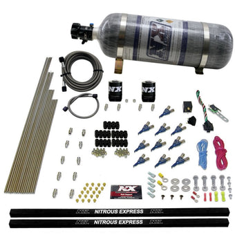 compare product Nitrous Express 10 Cyl Piranha Nozzle Direct Port Nitrous Kit (250-500HP) w/Composite Bottle