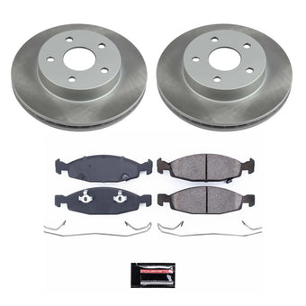 compare product Power Stop 99-02 Jeep Grand Cherokee Front Semi-Coated Rotor Kit