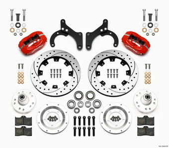 compare product Wilwood Forged Dynalite Front Kit 12.19in Drilled Red 59-64 Chevy Impala / 63-64 Corvette