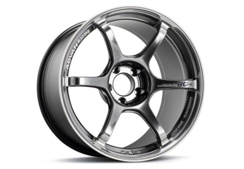 Advan RG - 4 18x9.5 +38 5 - 114.3 Racing Hyper Black & Ring Wheel - My Store