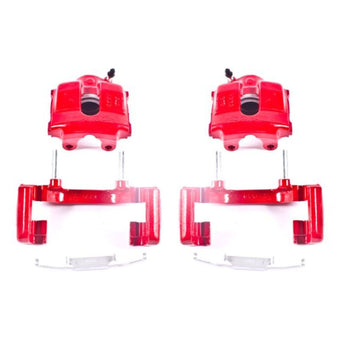 compare product Power Stop 01-05 BMW 320i Front Red Calipers w/Brackets - Pair