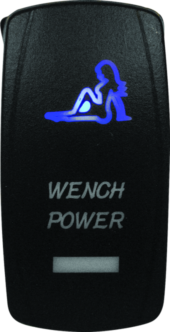 compare product DragonFire Racing Lighted Switch Wench Power Blue