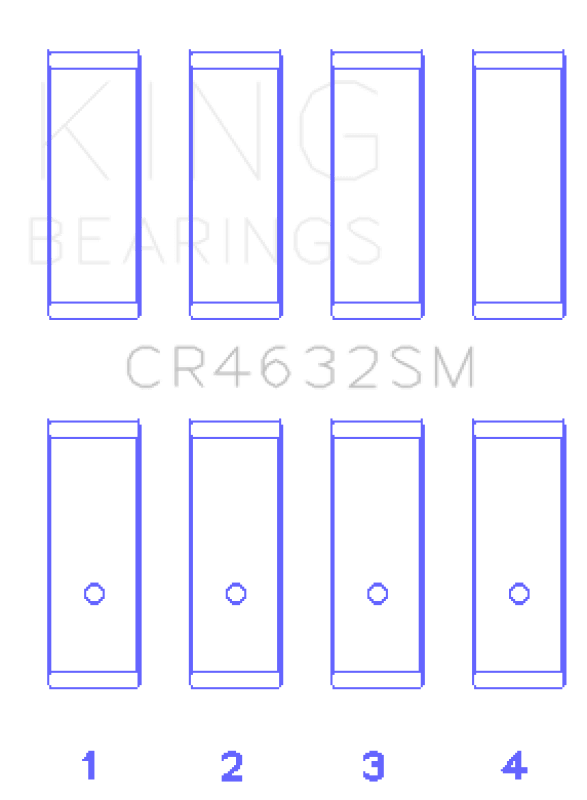 King Engine Bearings Nissan HR15/16DE (Size STD) Rod Bearing Set - My Store