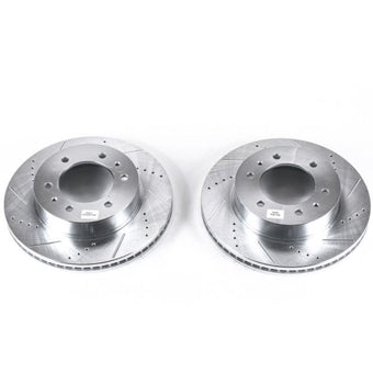 compare product Power Stop 06-10 Hummer H3 Front Evolution Drilled & Slotted Rotors - Pair