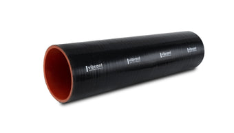 compare product Vibrant Silicone Straight Hose Coupler 0.50in ID x 12.00in Long - Gloss Black