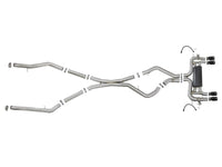 aFe MACH Force - Xp 3.5in. 304 SS C/B Exhaust System 15 - 18 BMW X5 M (F85) V8 - 4.4L (tt) - Black Tip - My Store