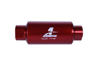 Aeromotive In - Line Filter - (AN - 10) 10 Micron Microglass Element Red Anodize Finish - My Store