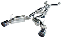 HKS 08 - 13 Infiniti G37 Coupe Dual Hi - Power Ti Tip Catback Exhaust (SUS304 NO COATING) - My Store