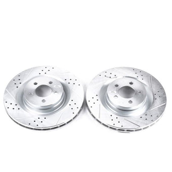 compare product Power Stop 05-10 Chrysler 300 Front Evolution Drilled & Slotted Rotors - Pair