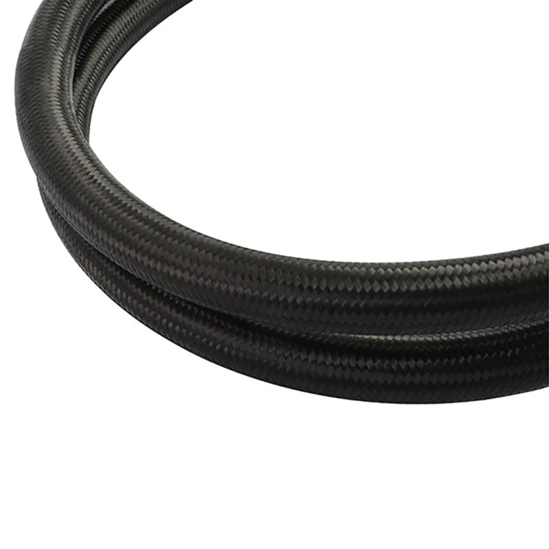 Mishimoto 15Ft Stainless Steel Braided Hose w/ - 8AN Fittings - Black - My Store