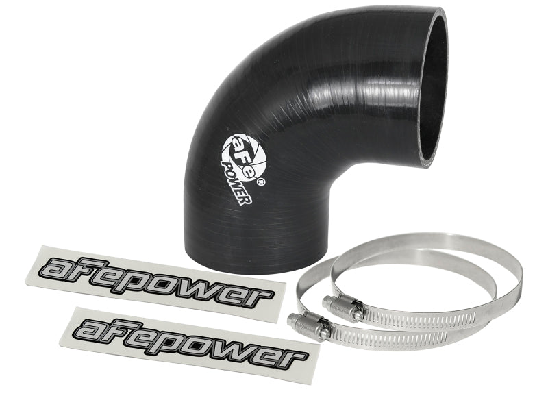 aFe Magnum FORCE Intake Coupling Kit (2 - 3/4 IN ID x 5 IN L x 90 Deg.) Elbow Coupler - Black - My Store
