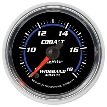 compare product Autometer Cobalt 52mm Wideband Analog Air/Fuel Ratio Gauge