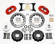 Wilwood Narrow Superlite 6R Front Hub Kit 12.88in Drill Red 79 - 87 GM G Body - My Store