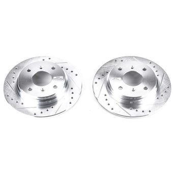 compare product Power Stop 86-88 Acura Legend Rear Evolution Drilled & Slotted Rotors - Pair