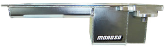 compare product Moroso GM LS Swap/A-Body (w/Rear Sump & Spin-On Filter Adapter) Wet Sump 6in Narrow Steel Oil Pan