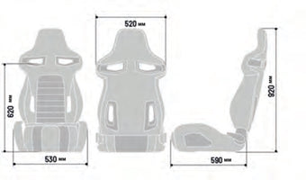 compare product Sparco Seat R333 2021 Black