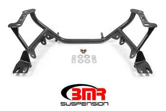 compare product BMR 96-04 New Edge Mustang K-Member Coilover Version / Motor Plate Version - Black Hammertone