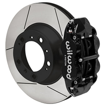 compare product Wilwood 99-12 Porsche 911(996/997) Superlite 4R Rear Brake Kit Slotted 14.00in Rotor w/Lines - Black