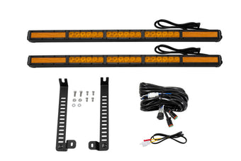 compare product Diode Dynamics 14-19 Toyota 4Runner SS30 Dual Stealth Lightbar Kit - Amber Combo