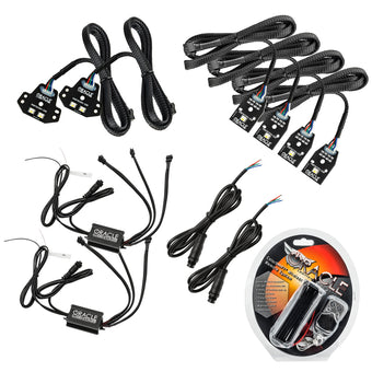 compare product Oracle 15-21 Dodge Charger RGB+W DRL Headlight DRL Upgrade Kit - ColorSHIFT