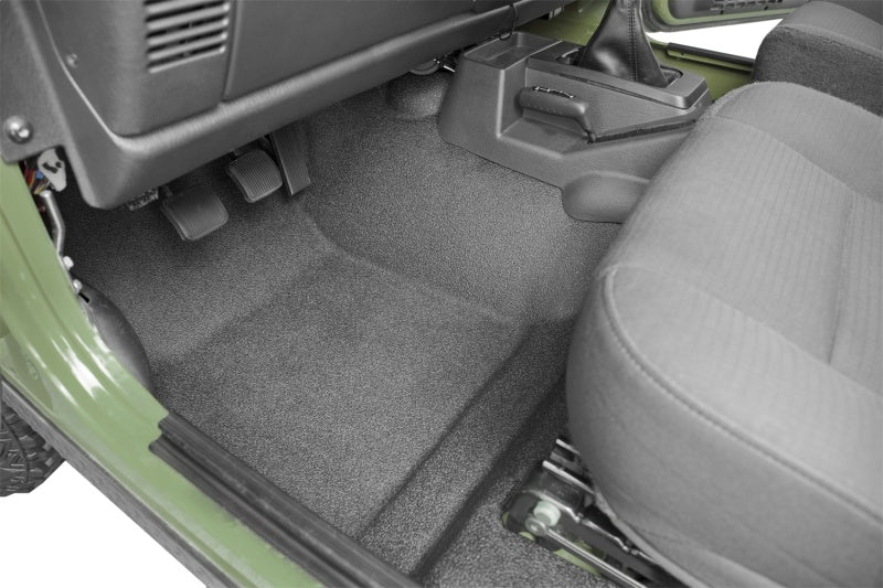 BedRug 97 - 06 Jeep TJ Front 3pc BedTred Floor Kit w/Center Console - Incl Heat Shields - My Store