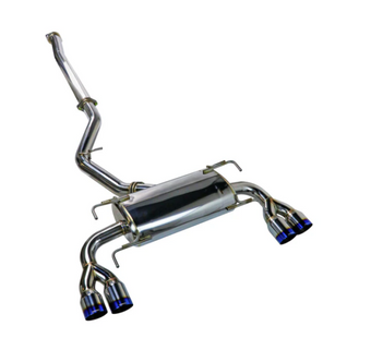 compare product Remark 08-14 Subaru STi GR Hatch Sports Touring Spec - Burnt Quad Tips (Non-Resonated)