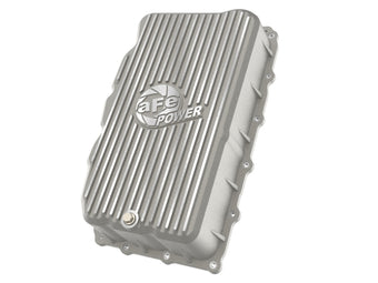 compare product aFe 20-26 GM Trucks L6 3.0L Transmission Pan - Raw / Machined Fins