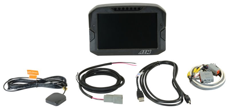 AEM CD - 7 Non Logging GPS Enabled Race Dash Carbon Fiber Digital Display w/o VDM (CAN Input Only) - My Store