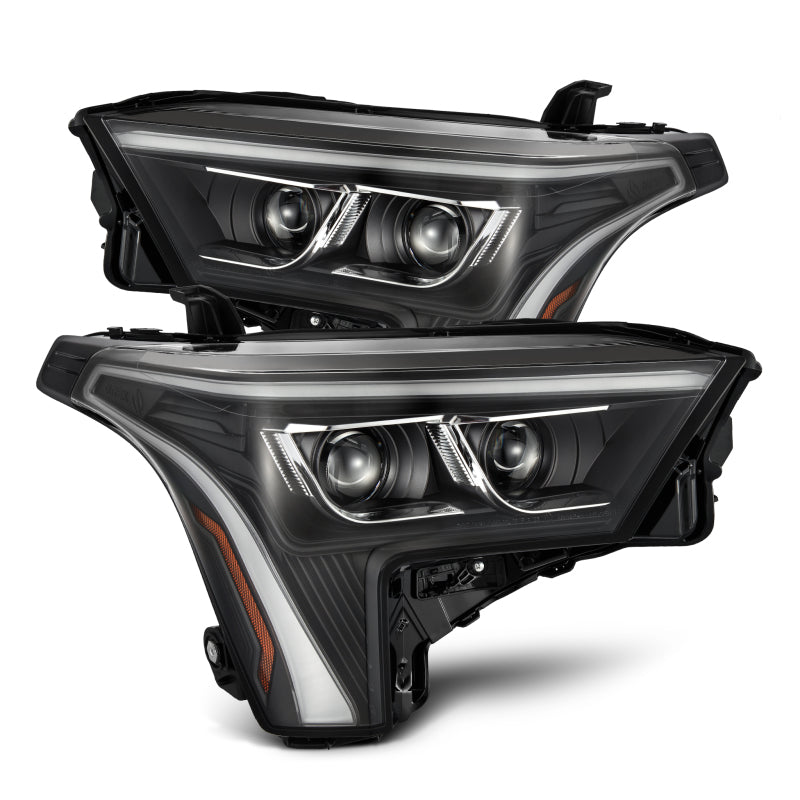 AlphaRex 22 - 23 Toyota Tundra LUXX - Series Headlights Black w/White DRL - Req 810029 OR 810030 - My Store