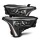 AlphaRex 22 - 23 Toyota Tundra LUXX - Series Headlights Black w/White DRL - Req 810029 OR 810030 - My Store