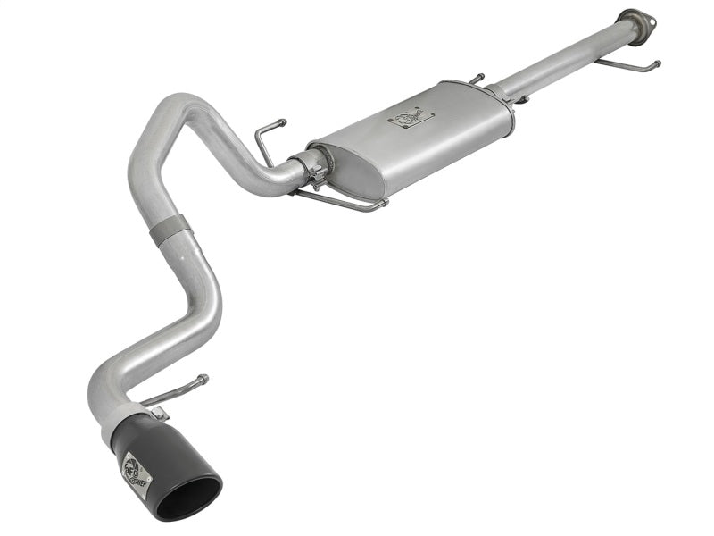 aFe Scorpion 2 - 1/2in Aluminized Steel Cat - Back Exhaust w/ Black Tips 07 - 17 Toyota FJ Cruiser V6 4.0L - My Store