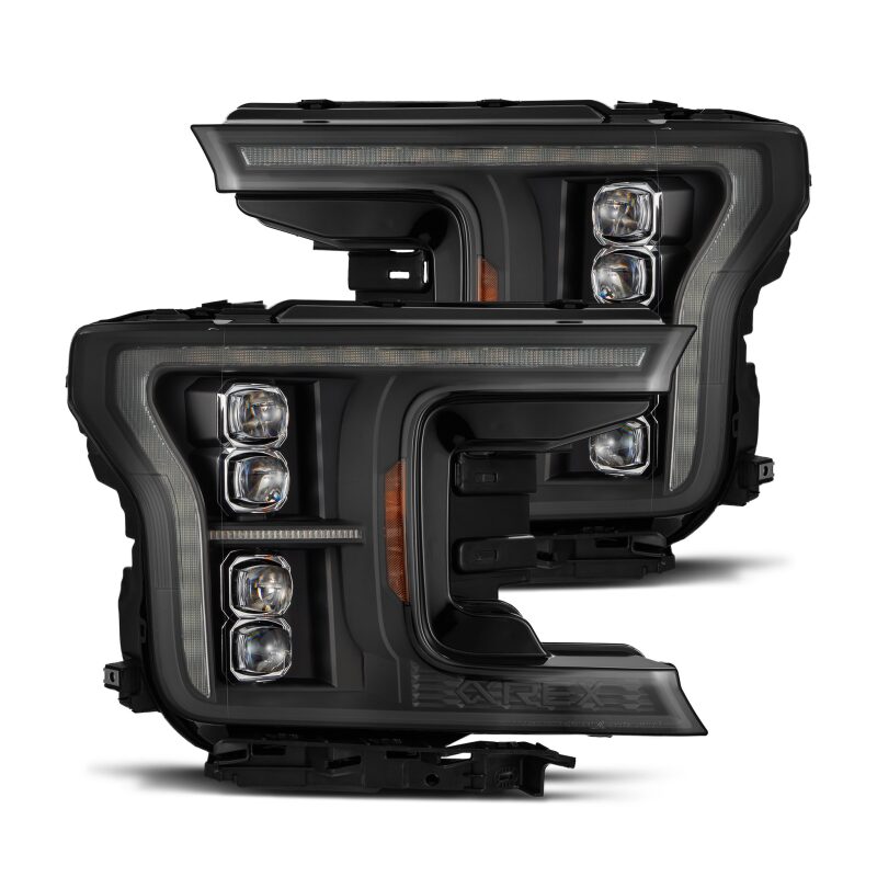 AlphaRex 18 - 20 Ford F - 150 NOVA LED Proj Headlight Blk (14th Gen G2 Style) - My Store