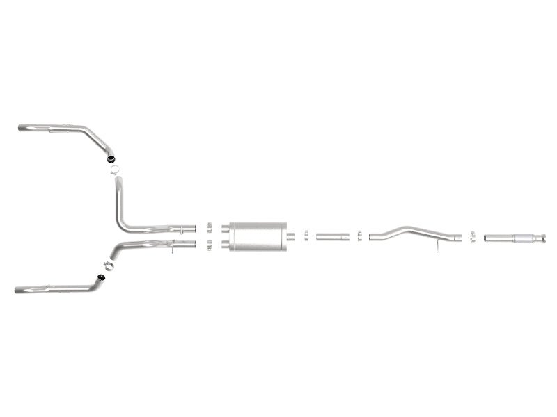 aFe Vulcan Series 3in 304SS Exhaust Cat - Back w/ OE Tips 2019 GM Silverado / Sierra 1500 V8 - 5.3L - My Store