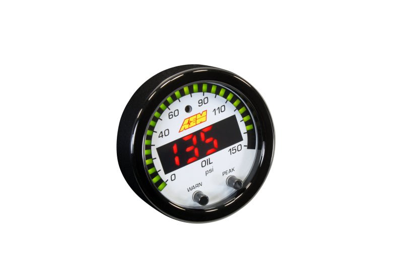 AEM X - Series 0 - 150 Oil Pressure Gauge Kit - My Store