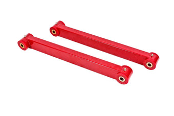 compare product BMR 05-14 S197 Mustang Non-Adj. Boxed Lower Control Arms (Polyurethane) - Red