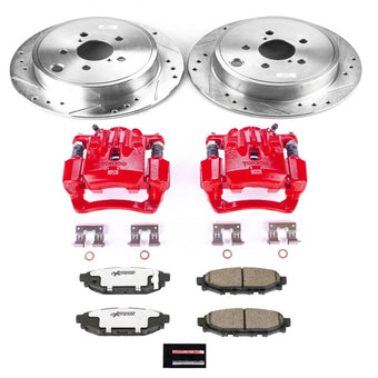 compare product Power Stop 10-14 Subaru Legacy Rear Z26 Street Warrior Brake Kit w/Calipers