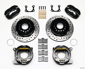 compare product Wilwood Forged Dynalite P/S Park Brake Kit Drilled Big Ford 2.36in Offset