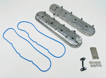 compare product Granatelli 96-22 GM LS Standard Height Valve Cover w/Angled Coil Mount - Polished (Pair)