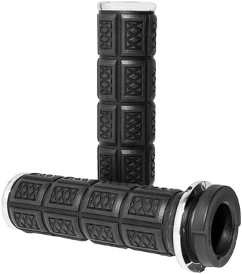compare product Kuryakyn Enygma Grips Throttle-By -Wire - Chrome