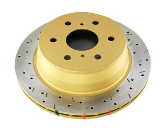 compare product DBA 06-08 Chevrolet Silverado/GMC Sierra 4000 Series Drilled and Slotted Rear Rotor