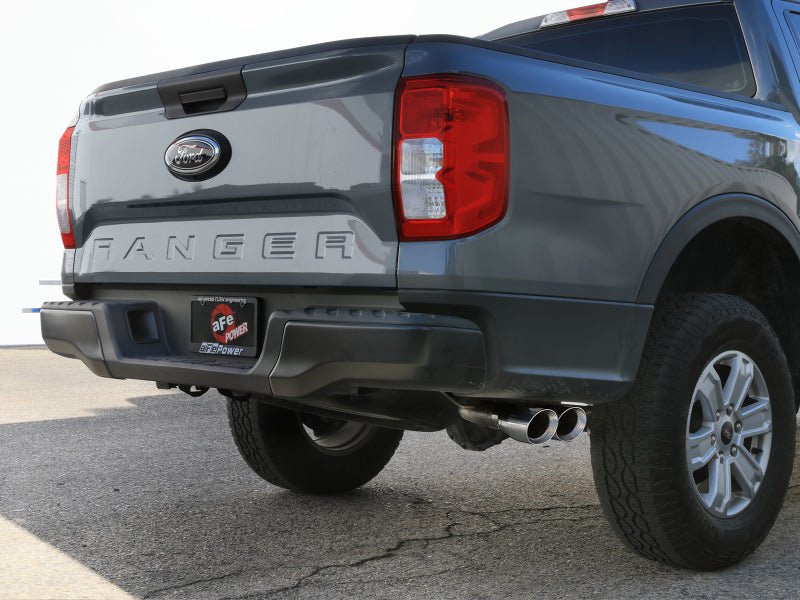 aFe 2024+ Ford Ranger L4 - 2.3L (t) Vulcan Series 2.5in to 3in Cat - Back Exhaust w/ Polished Tip - My Store
