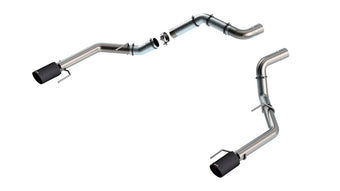 compare product Borla 21-23 Ford Raptor 3in Tail Pipe Kit 4.5in Tip - Carbon Fiber Black Anodized