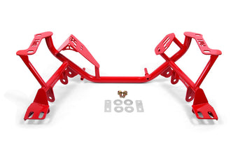 compare product BMR 79-95 Ford Mustang K-Member Standard Version - Red