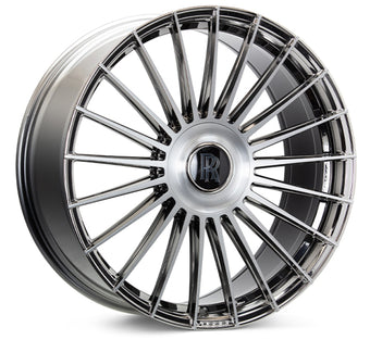 compare product Vossen HF-8 24x10 / 5x112 BP / ET25 / 66.56 CB / Deep - EMC Polished / Brushed Wheel