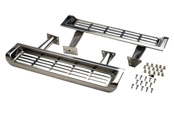 compare product Kentrol 2000 Jeep Wrangler TJ Side Steps Pair 97 - - Polished Silver