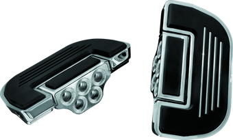 compare product Kuryakyn Premium Ribbed Floorboards Without Adapter Chrome