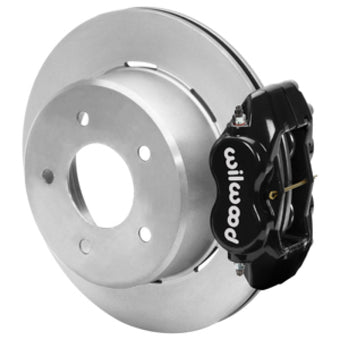 compare product Wilwood 88-98 Chevy Silverado Forged Dynalite 12.19x0.81 Plain Rear Drum to Disc Conv. - Black