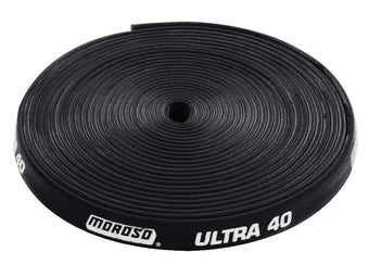 compare product Moroso Insulated Spark Plug Wire Sleeve - Ultra 40 - 8.65mm - Black - 25ft Roll